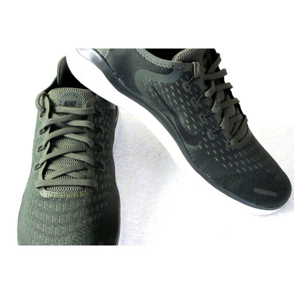 Nike Men's Free RN 2018 Classic Running Training Shoes Green Black Sizes NIB - Picture 4 of 5